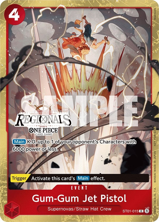 Image for Gum-Gum Jet Pistol (Offline Regional 2024) [Participant] - One Piece Card Game