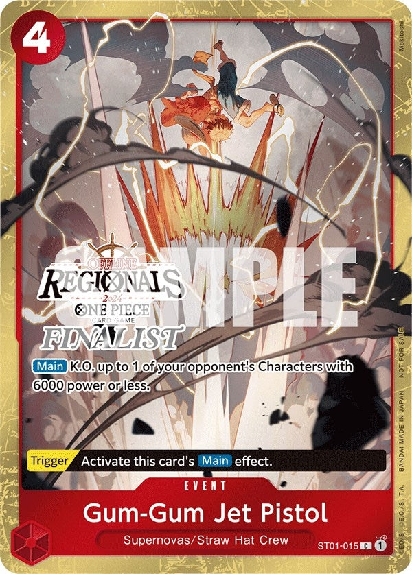 Image for Gum-Gum Jet Pistol (Offline Regional 2024) [Finalist] - One Piece Card Game