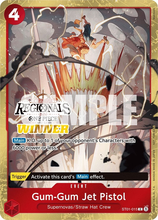 Image for Gum-Gum Jet Pistol (Offline Regional 2024) [Winner] - One Piece Card Game