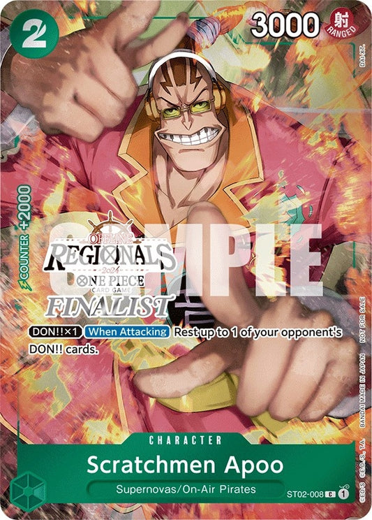 Image for Scratchmen Apoo (Offline Regional 2024) [Finalist] - One Piece Card Game