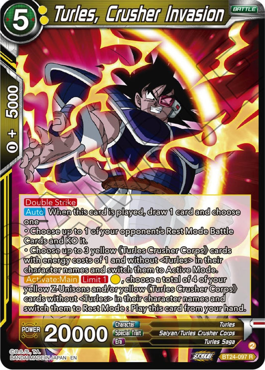 Image for Turles, Crusher Invasion - Dragon Ball Super: Masters