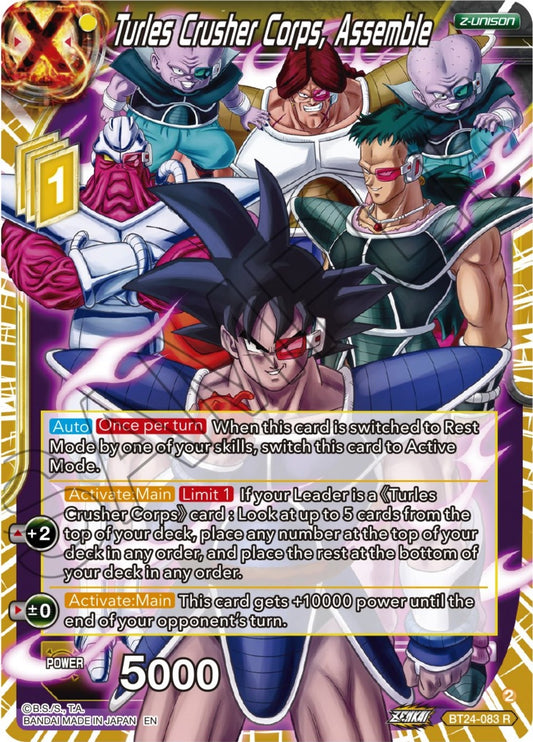 Image for Turles Crusher Corps, Assemble - Dragon Ball Super: Masters