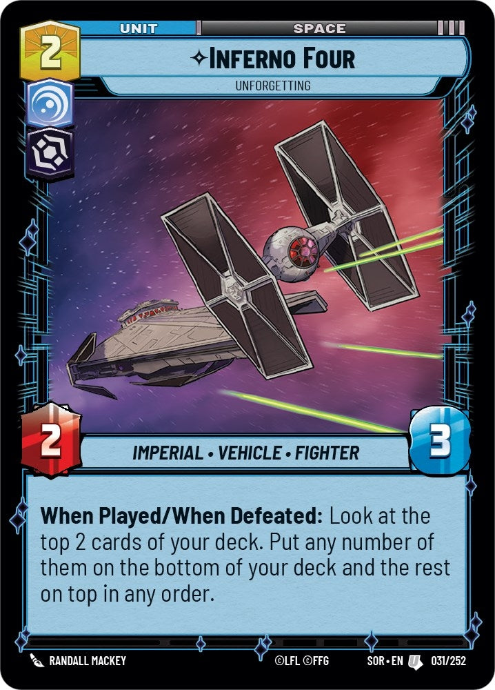 Image for Inferno Four - Unforgetting - Star Wars: Unlimited