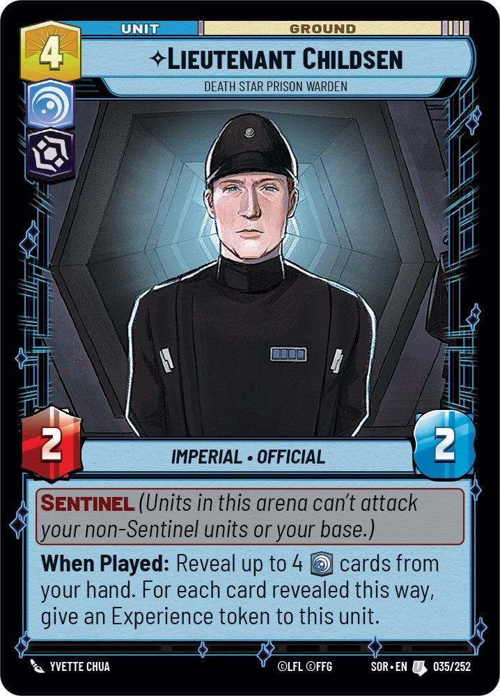 Image for Lieutenant Childsen - Death Star Prison Warden - Star Wars: Unlimited