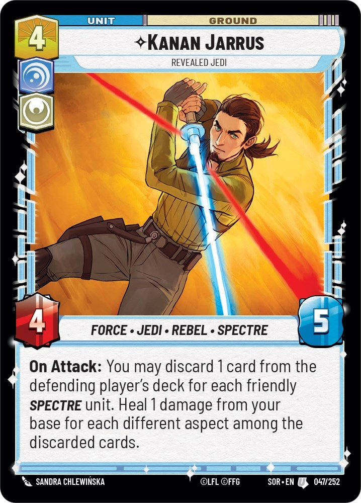 Image for Kanan Jarrus - Revealed Jedi - Star Wars: Unlimited