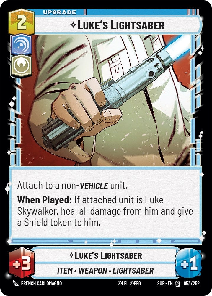 Image for Luke's Lightsaber - Star Wars: Unlimited