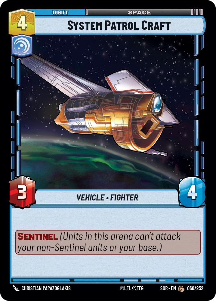 Image for System Patrol Craft - Star Wars: Unlimited