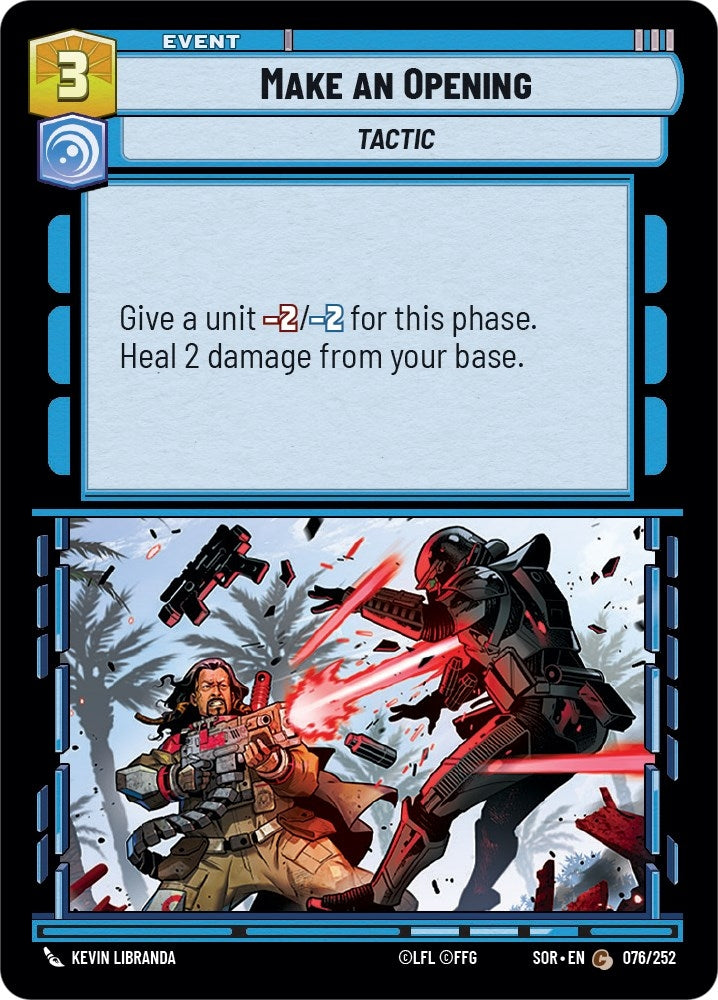 Image for Make An Opening - Star Wars: Unlimited