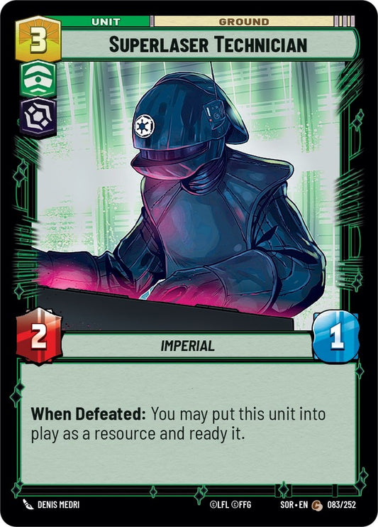 Image for Superlaser Technician - Star Wars: Unlimited