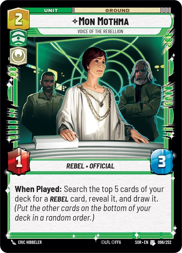 Image for Mon Mothma - Voice of the Rebellion - Star Wars: Unlimited
