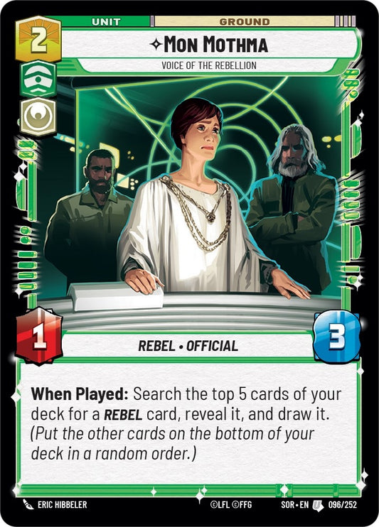Image for Mon Mothma - Voice of the Rebellion - Star Wars: Unlimited