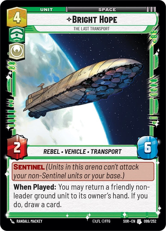 Image for Bright Hope - The Last Transport - Star Wars: Unlimited