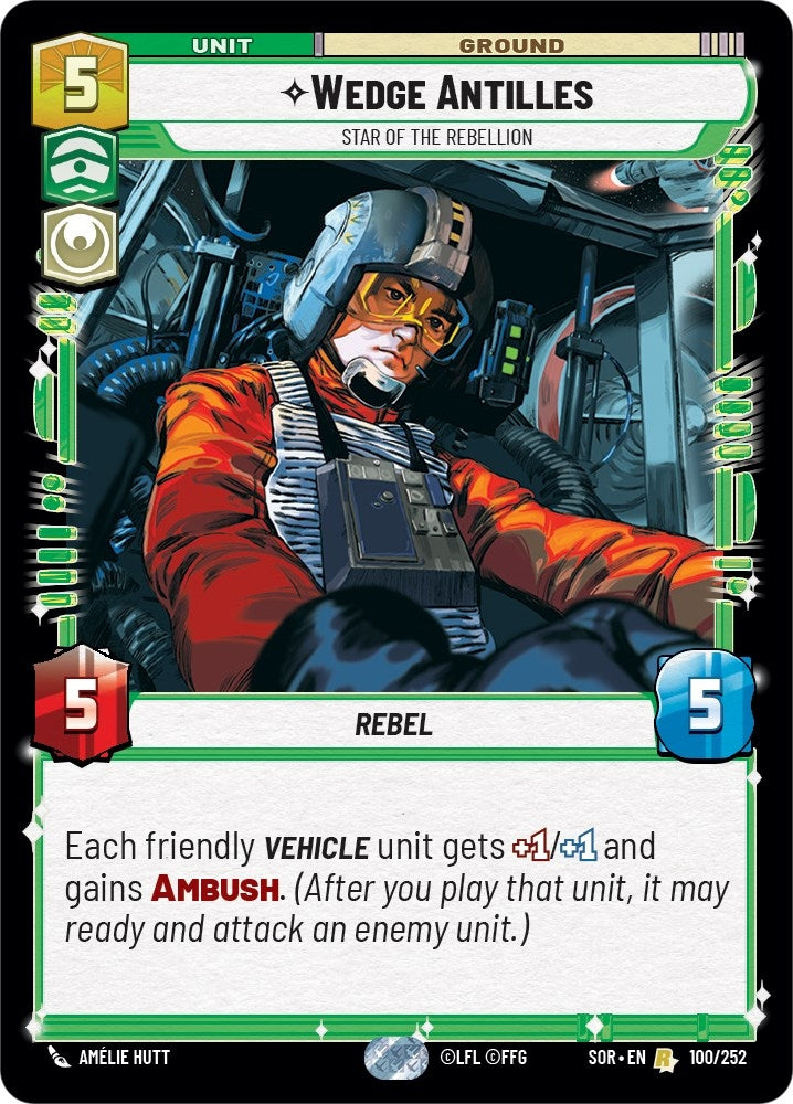 Image for Wedge Antilles - Star of the Rebellion - Star Wars: Unlimited