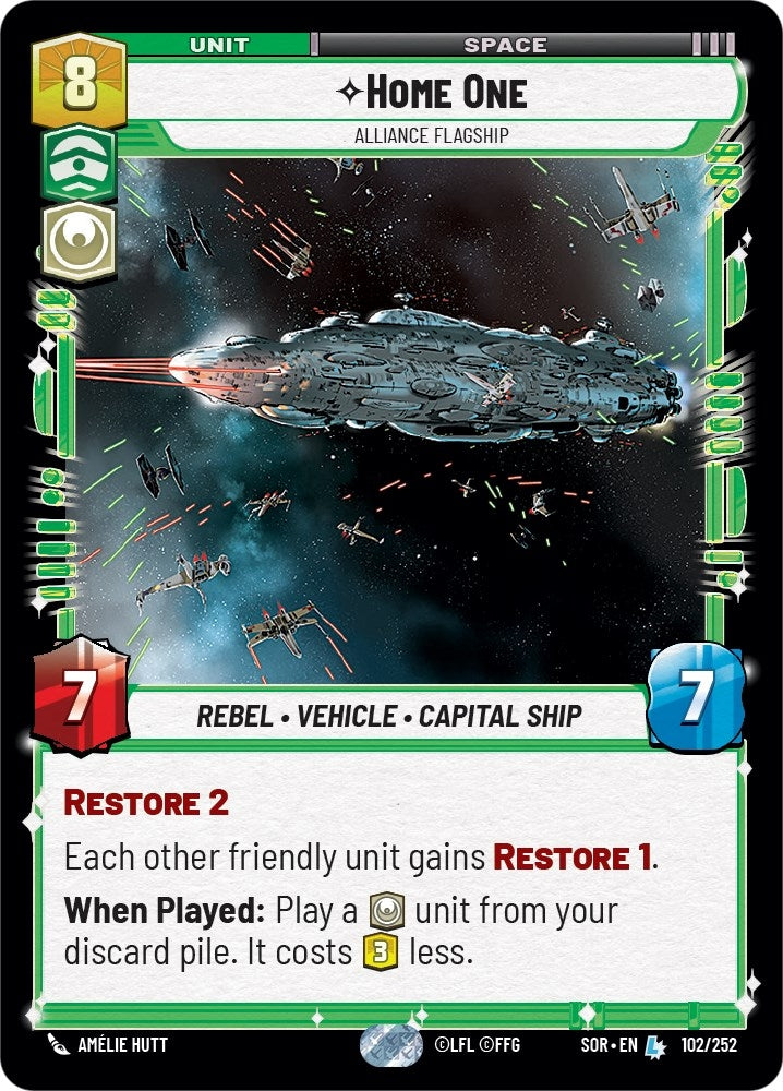 Image for Home One - Alliance Flagship - Star Wars: Unlimited