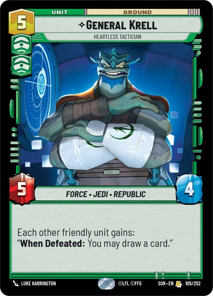 Image for General Krell - Heartless Tactician - Star Wars: Unlimited