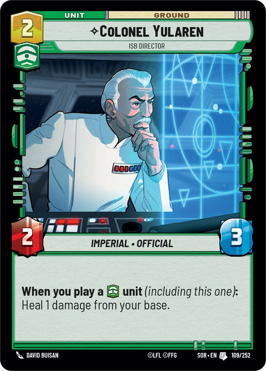 Image for Colonel Yularen - ISB Director - Star Wars: Unlimited