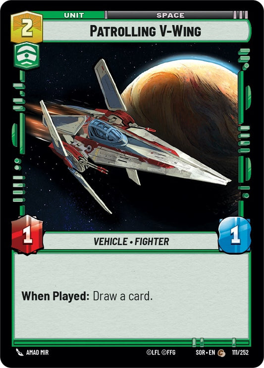 Image for Patrolling V-Wing - Star Wars: Unlimited