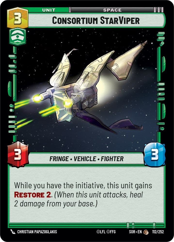 Image for Consortium StarViper - Star Wars: Unlimited