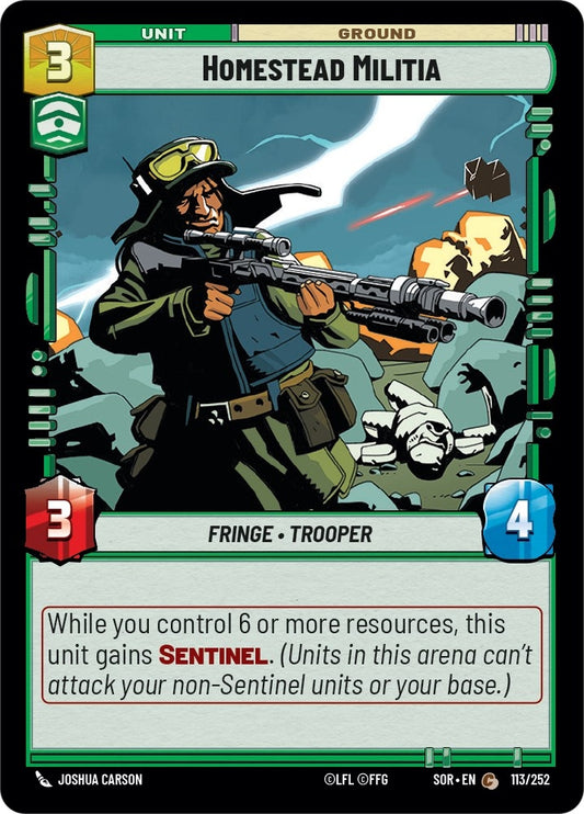 Image for Homestead Militia - Star Wars: Unlimited