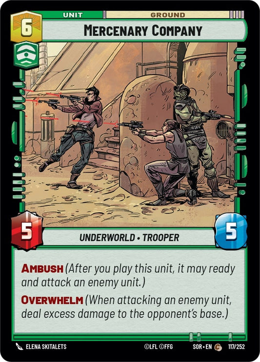 Image for Mercenary Company - Star Wars: Unlimited