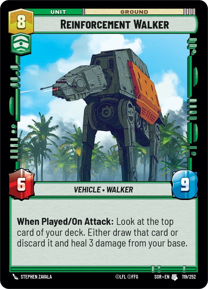 Image for Reinforcement Walker - Star Wars: Unlimited