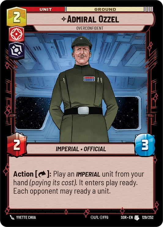 Image for Admiral Ozzel - Overconfident - Star Wars: Unlimited