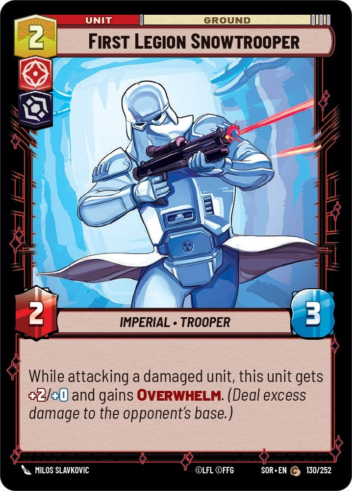 Image for First Legion Snowtrooper - Star Wars: Unlimited
