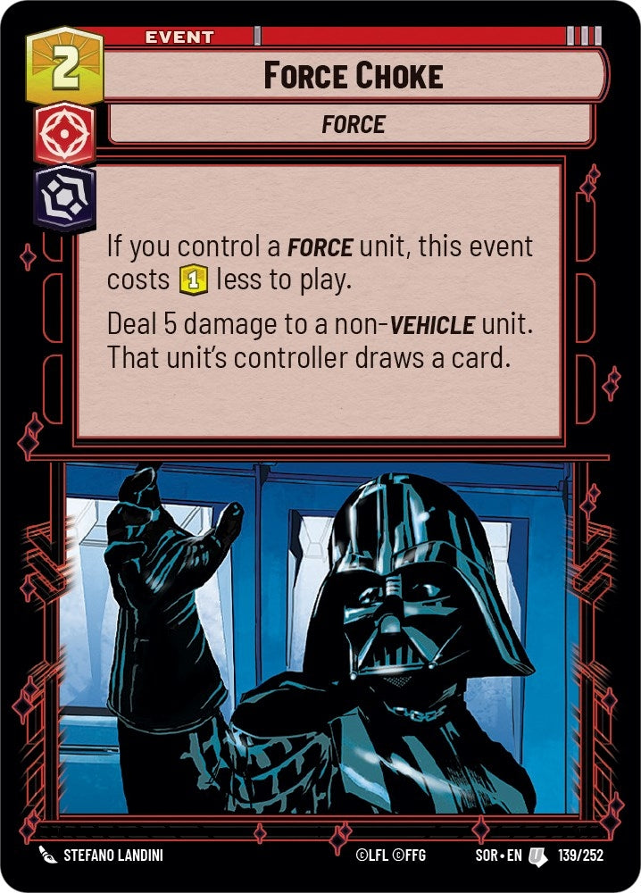 Image for Force Choke - Star Wars: Unlimited