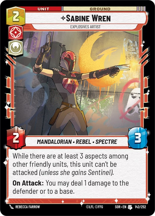 Image for Sabine Wren - Explosives Artist - Star Wars: Unlimited
