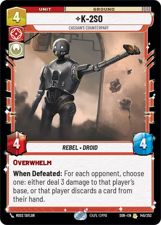 Image for K-2SO - Cassian's Counterpart - Star Wars: Unlimited