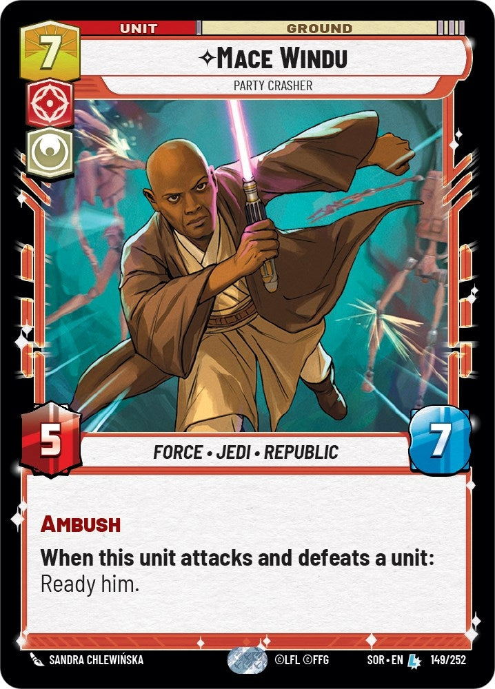Image for Mace Windu - Party Crasher - Star Wars: Unlimited