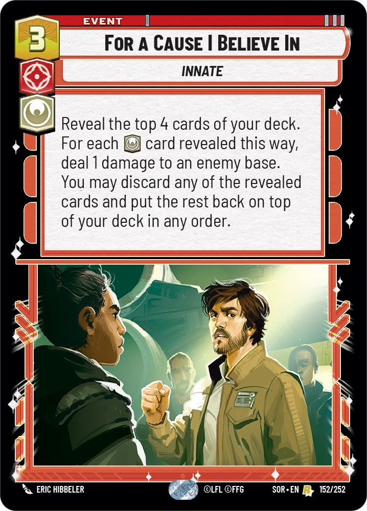 Image for For A Cause I Believe In - Star Wars: Unlimited