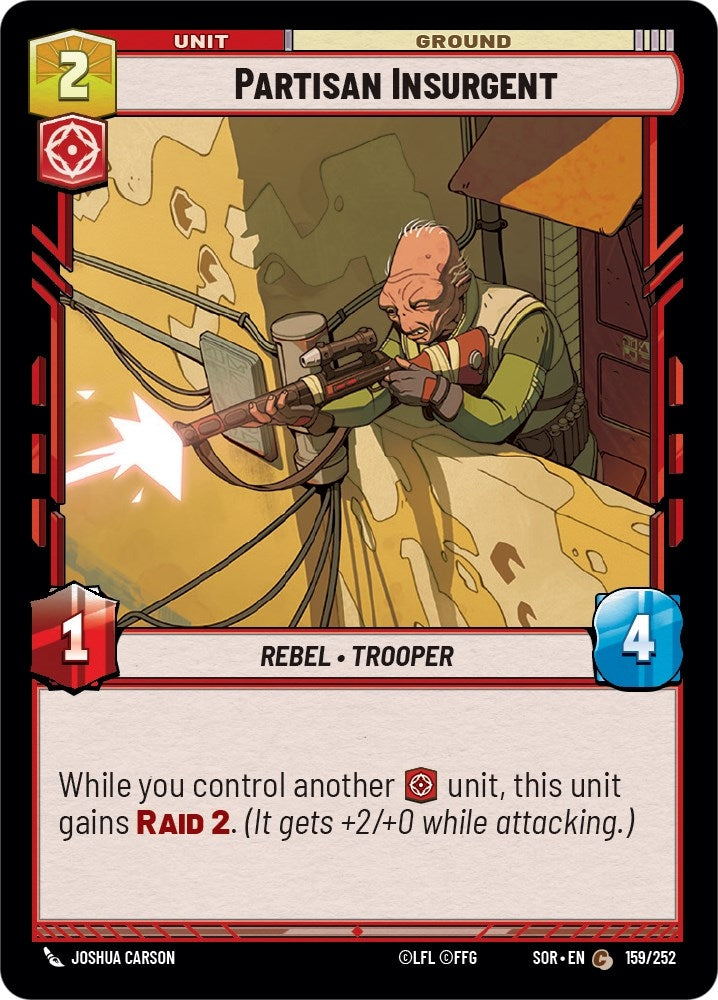 Image for Partisan Insurgent - Star Wars: Unlimited