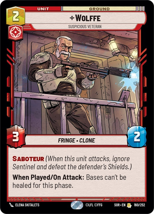 Image for Wolffe - Suspicious Veteran - Star Wars: Unlimited
