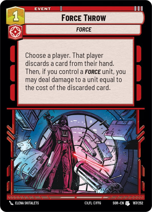 Image for Force Throw - Star Wars: Unlimited