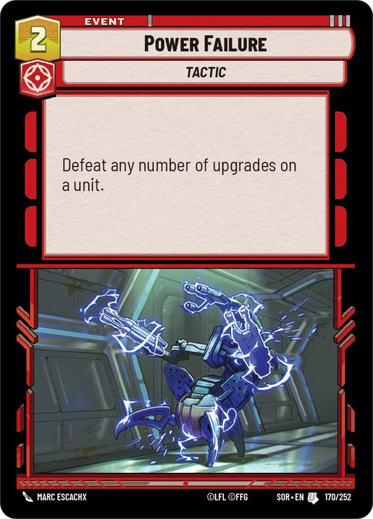 Image for Power Failure - Star Wars: Unlimited