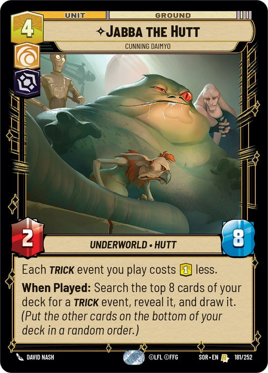Image for Jabba the Hutt - Cunning Daimyo - Star Wars: Unlimited