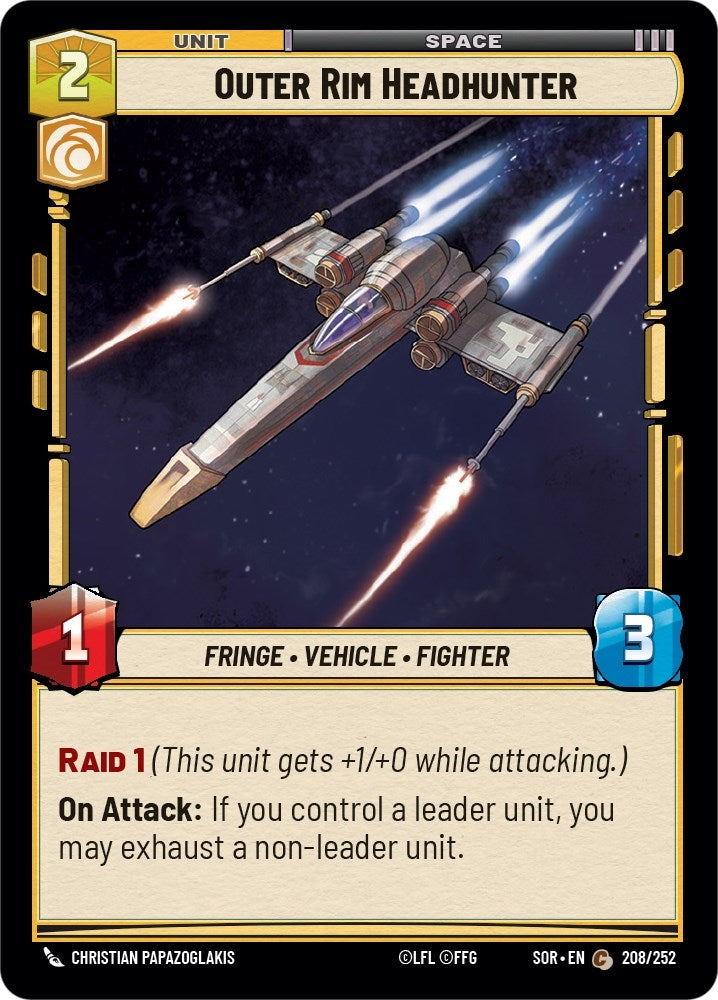 Image for Outer Rim Headhunter - Star Wars: Unlimited