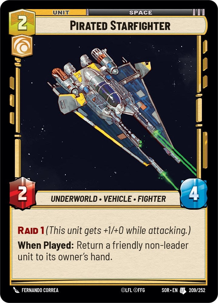 Image for Pirated Starfighter - Star Wars: Unlimited