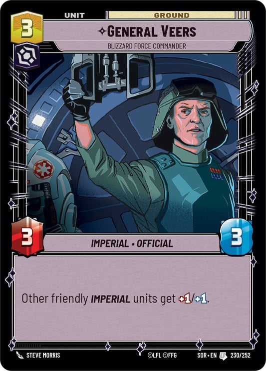 Image for General Veers - Blizzard Force Commander - Star Wars: Unlimited