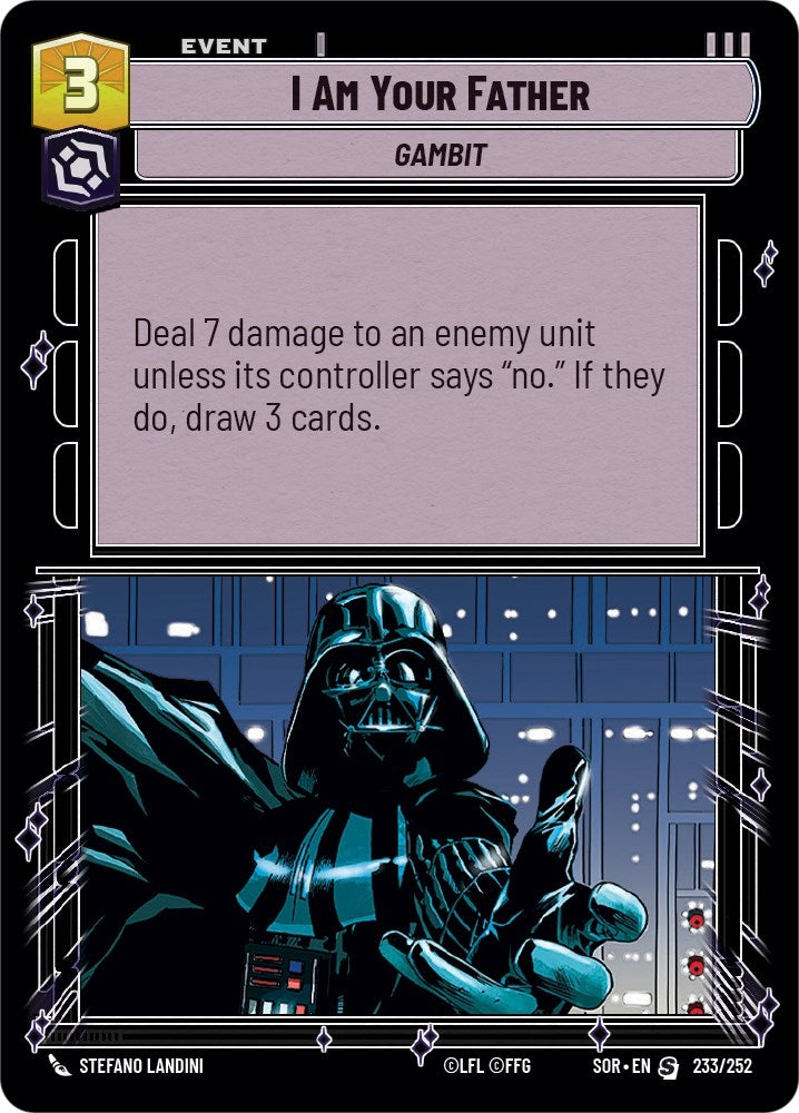 Image for I Am Your Father - Star Wars: Unlimited