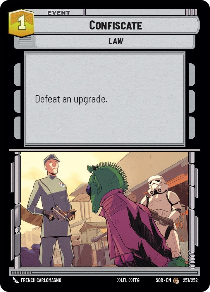 Image for Confiscate - Star Wars: Unlimited