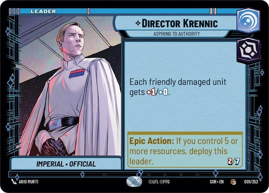 Image for Director Krennic - Aspiring to Authority - Star Wars: Unlimited