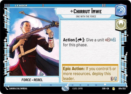 Image for Chirrut Imwe - One With The Force - Star Wars: Unlimited