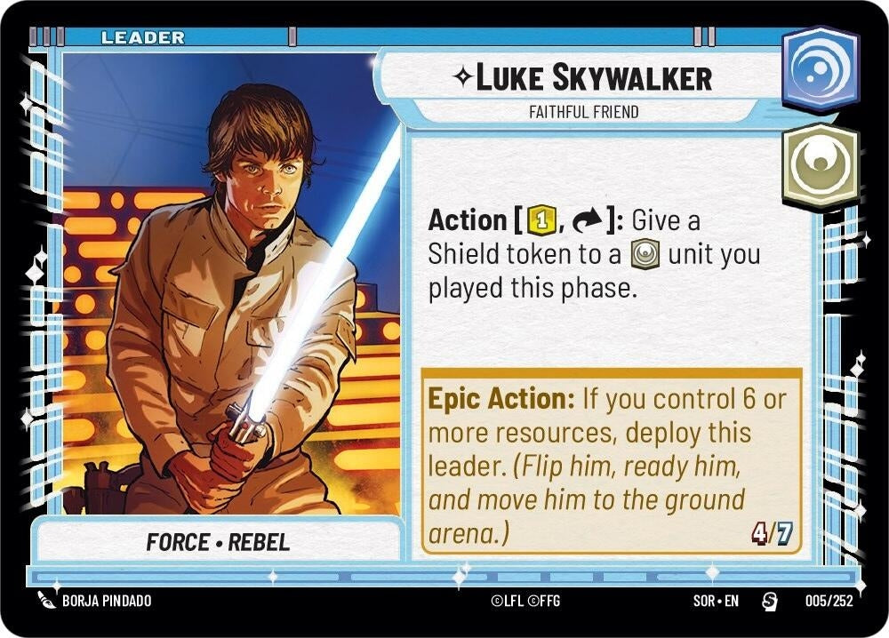 Image for Luke Skywalker - Faithful Friend - Star Wars: Unlimited