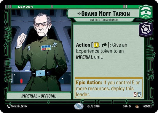 Image for Grand Moff Tarkin - Oversector Governor - Star Wars: Unlimited