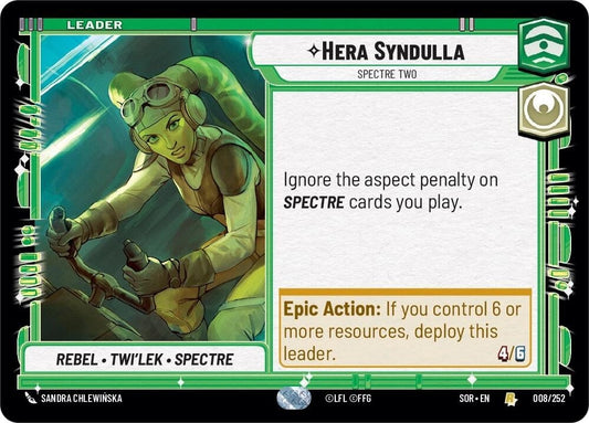 Image for Hera Syndulla - Spectre Two - Star Wars: Unlimited