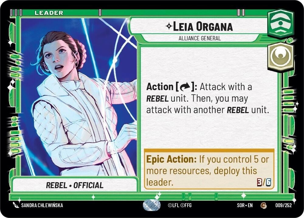 Image for Leia Organa - Alliance General - Star Wars: Unlimited
