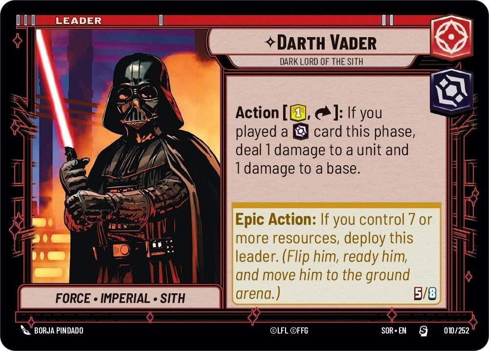 Image for Darth Vader - Dark Lord of the Sith - Star Wars: Unlimited