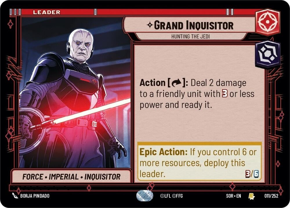 Image for Grand Inquisitor - Hunting the Jedi - Star Wars: Unlimited